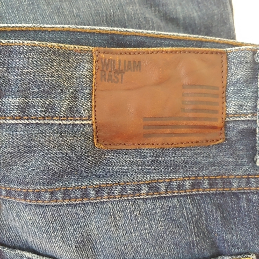 William Rast 100% Cotton Taper Blue Jeans 34 x 34 - Picture 12 of 12